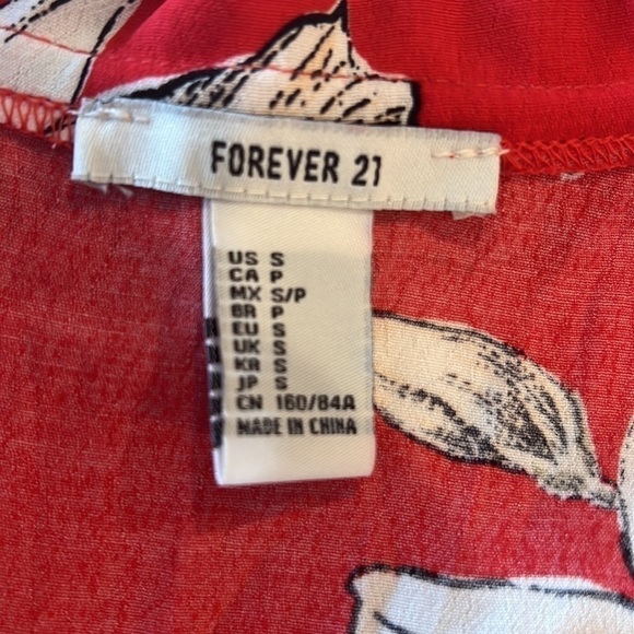 Forever 21 Women’s Cropped Wrap Tie Shirt - Picture 8 of 9